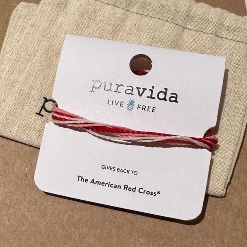 PURA VIDA Blood Saves Lives Bracelet NEW!